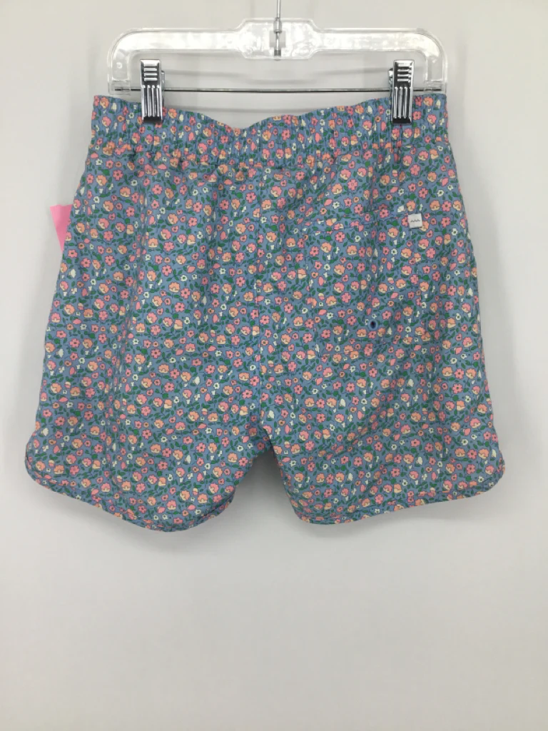 Minnow + Crewcuts Child Size 11 Blue Floral Swimwear - boys - Image 2