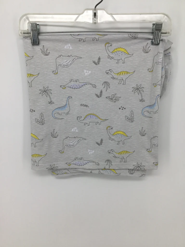 Modern Baby Gray Dinosaur Nursing Cover