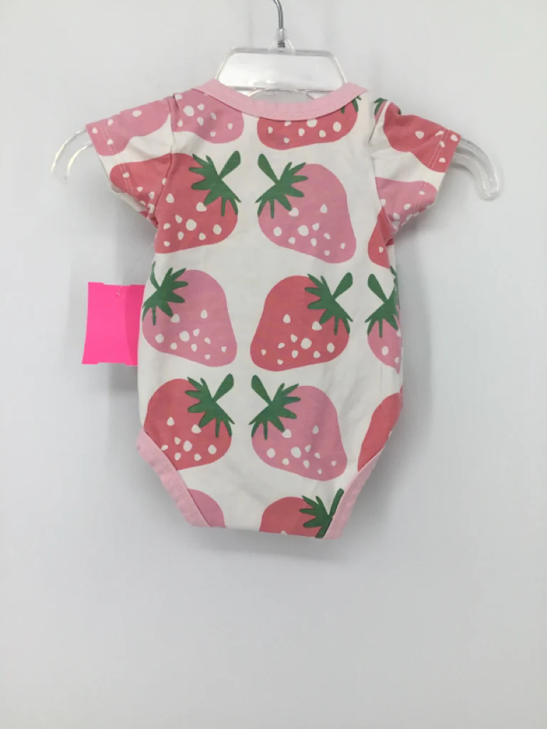 Monica + Andy Child Size 0-3 Months Pink Onesie - Image 2