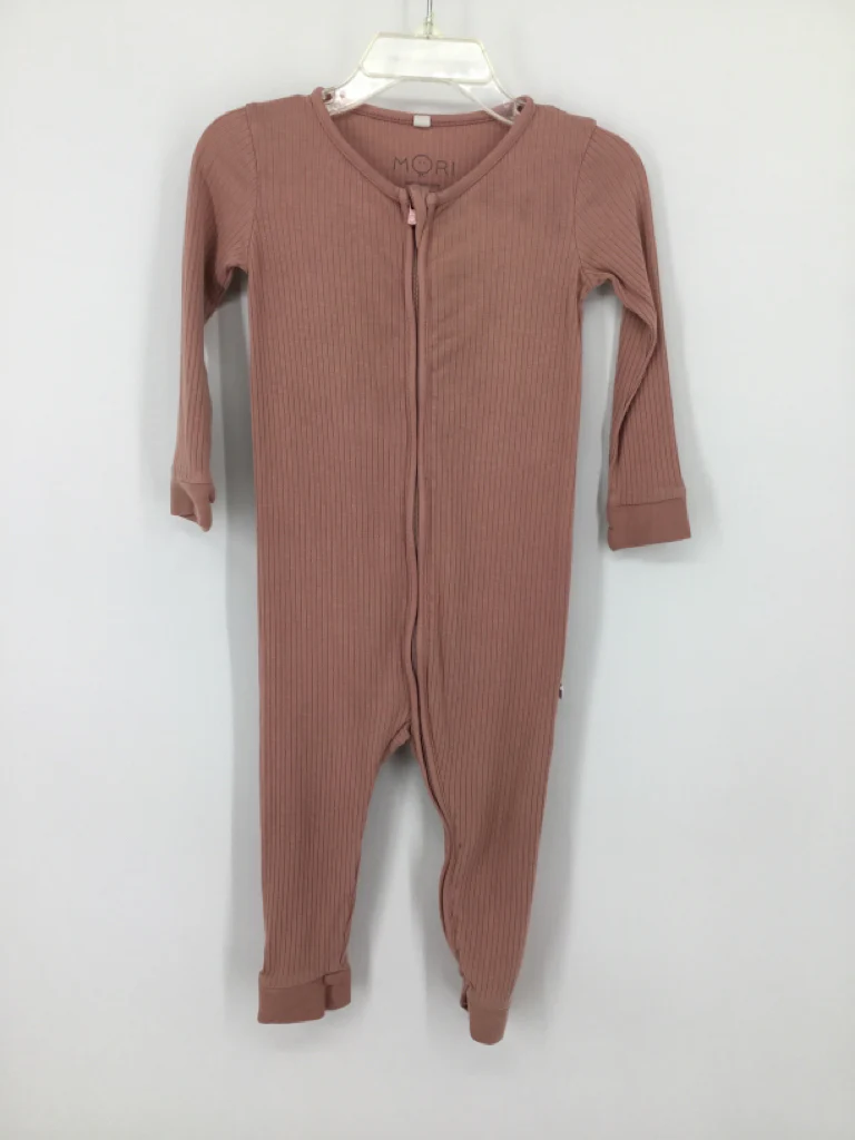 Mori Child Size 12-18 Months Pink Pajamas - girls