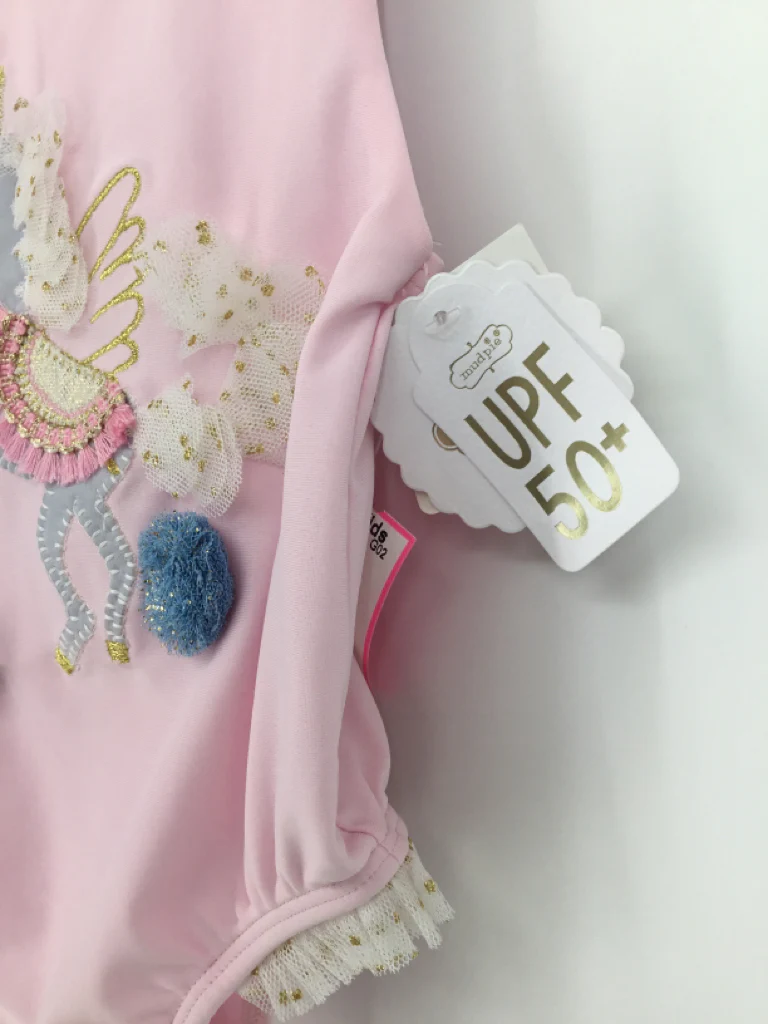Mudpie Child Size 9-12 Months Pink Swimwear - girls - Image 2
