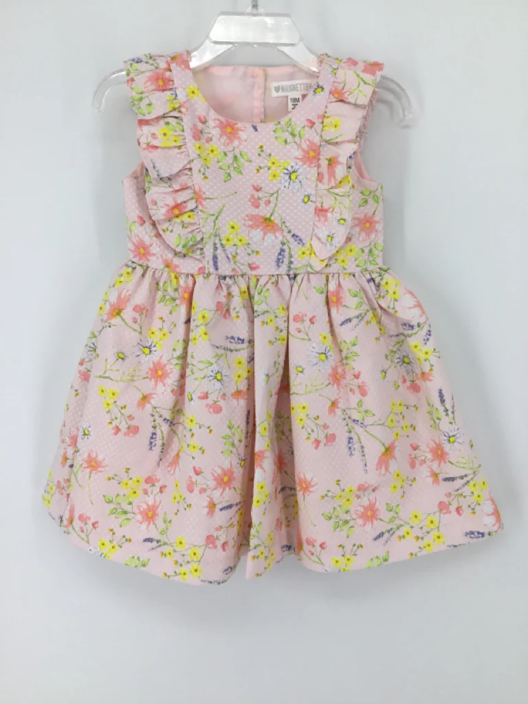 Nannette Child Size 18 Months Pink Dress - girls