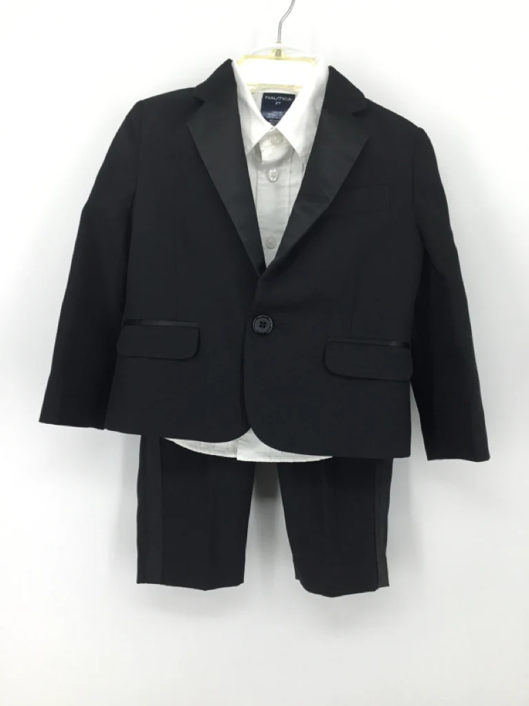 Nautica Child Size 2 Black Solid Suit - boys