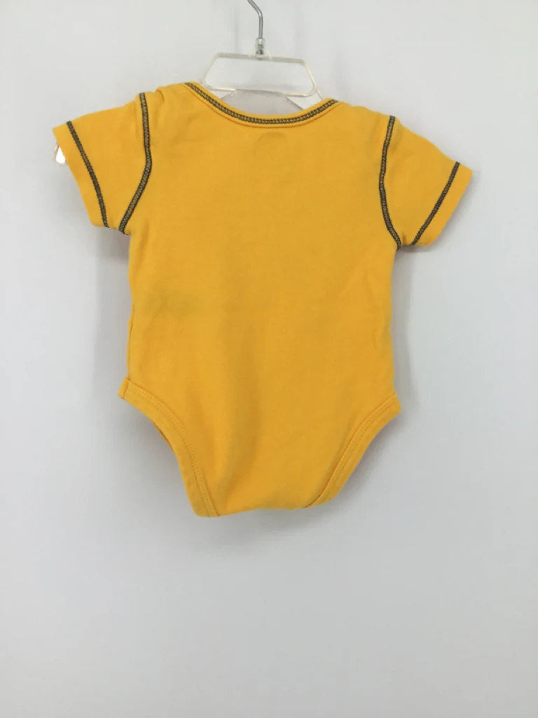 NHL Child Size 0-3 Months Yellow Onesie - Image 2