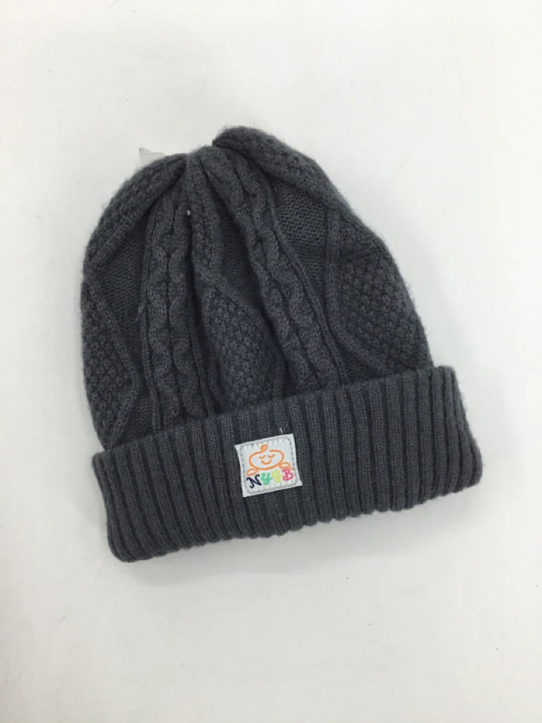 NYGB Child Size 6 Months Gray Solid Hats - boys