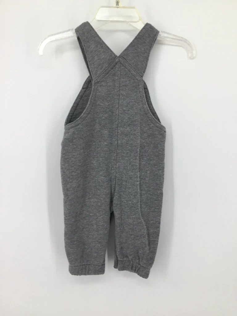 Old Navy Child Size 0-3 Months Gray Solid Overalls - boys - Image 2
