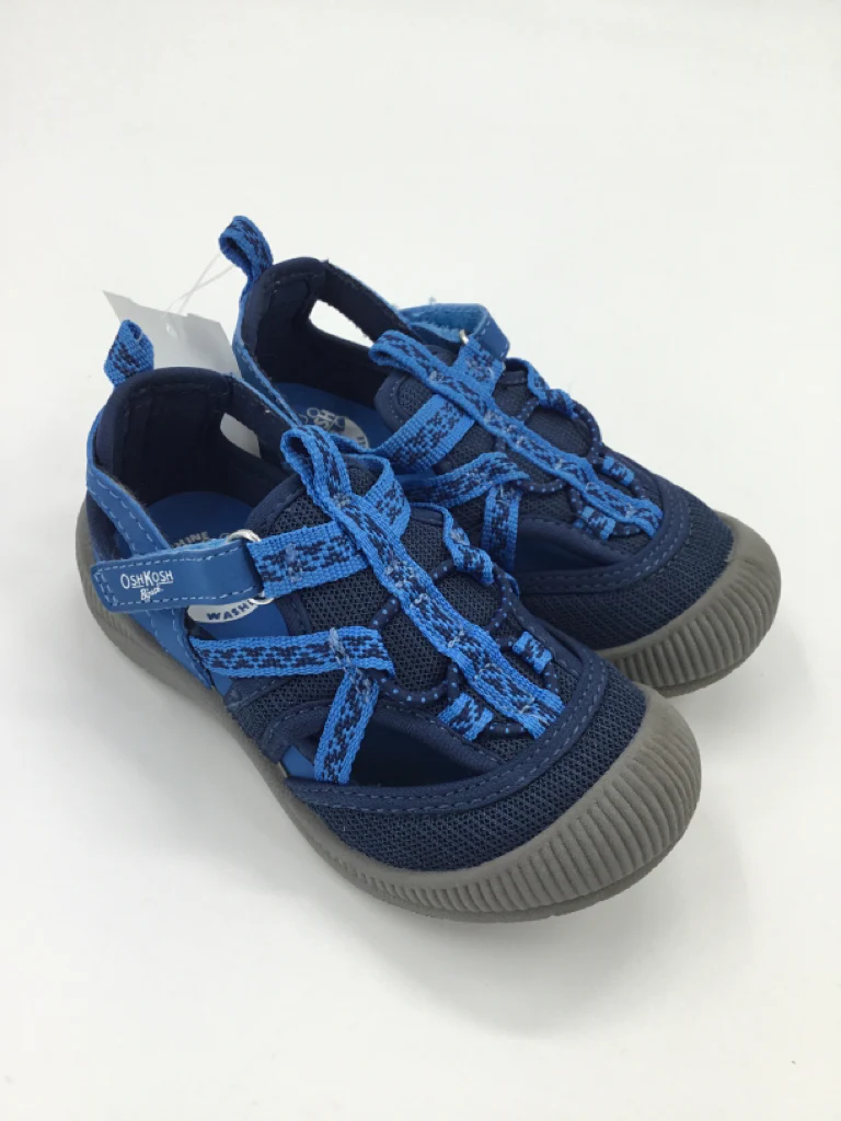 OshKosh B'gosh Child Size 8 Toddler Blue Sandals/Flip Flops