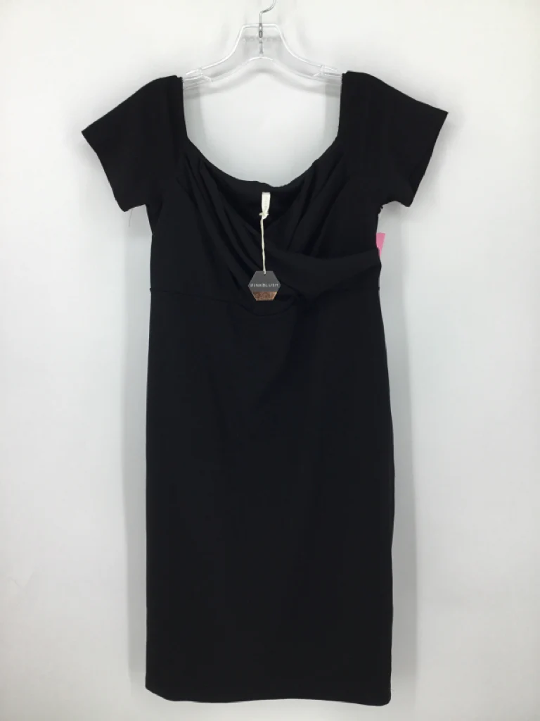 Pink Blush Size XL Poly Blend Dress - Maternity