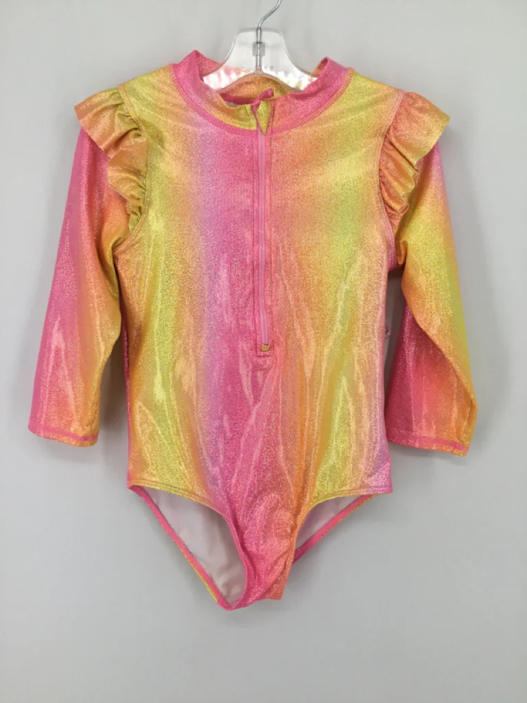 Pink Platinum Child Size 10 Pink Swimwear - girls