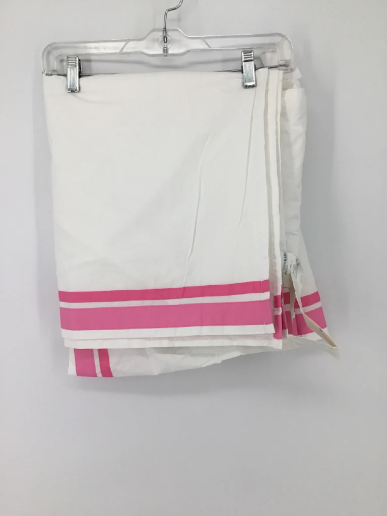 Pottery Barn Kids Pink Crib Skirt