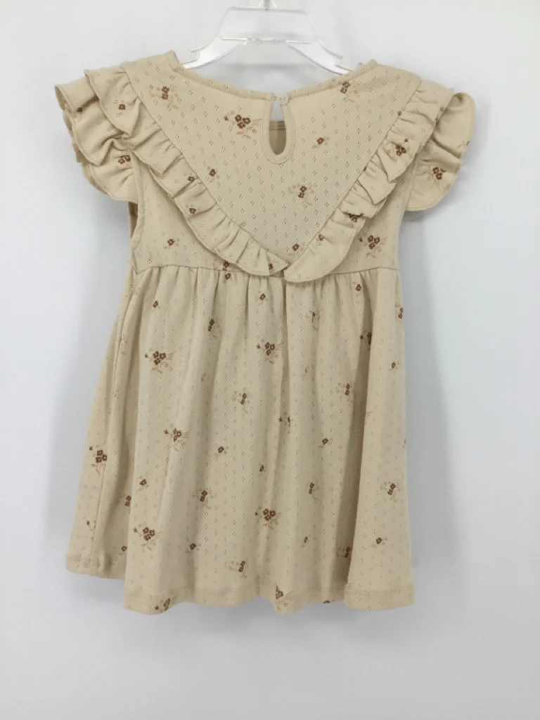Quincy Mae Child Size 2 Tan Dress - girls - Image 3