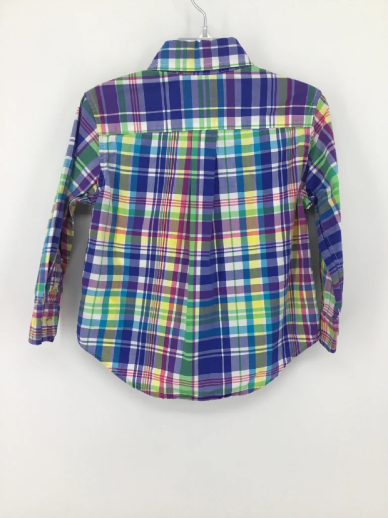 Ralph Lauren Child Size 2 Multi-Color Plaid Shirt - boys - Image 2