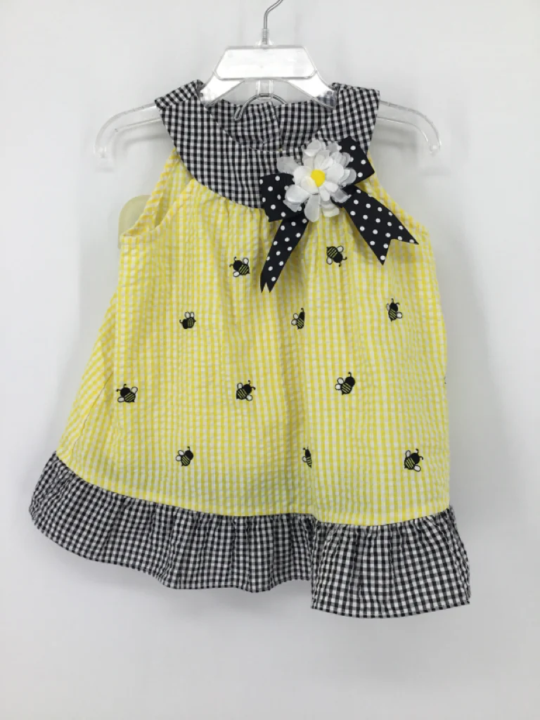 Rare Editions Child Size 12 Months Yellow Dress - girls