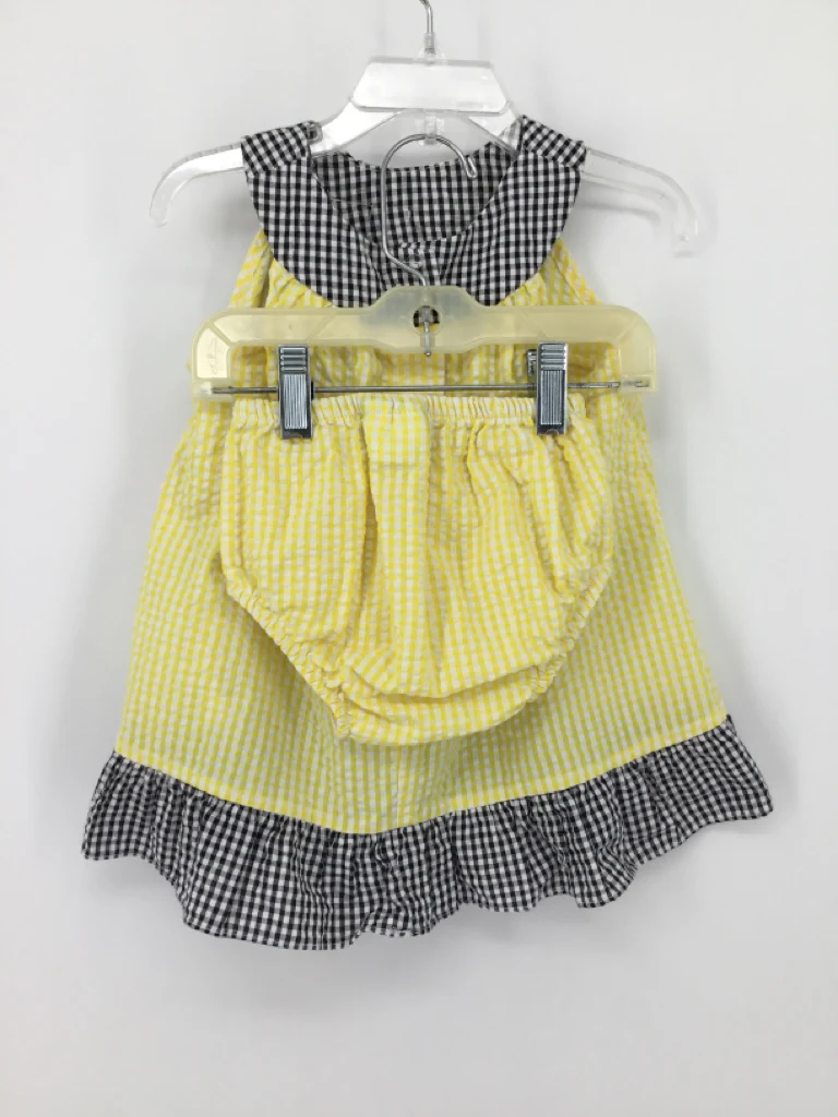 Rare Editions Child Size 12 Months Yellow Dress - girls - Image 2