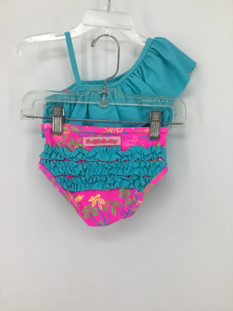 Ruffle Butts Child Size 18-24 Months Blue Swimwear - girls - Image 3