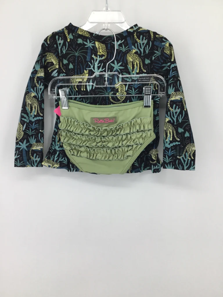 Ruffle Butts Child Size 3 Black Swimwear - girls - Image 2