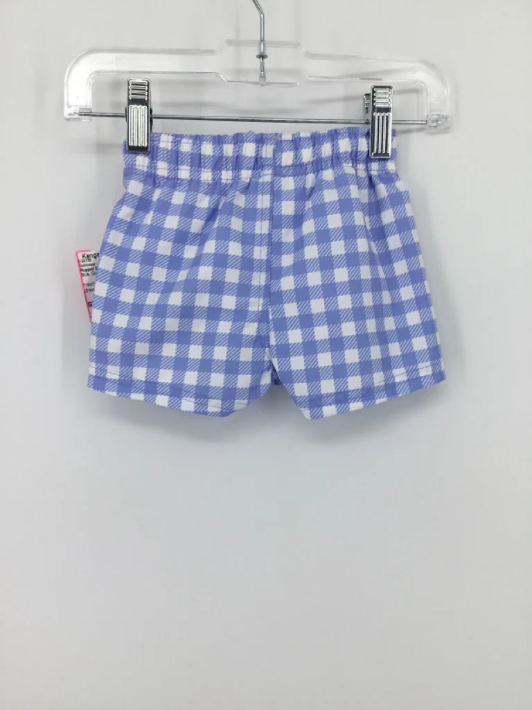 Rugged Butts Child Size 0-3 Months Blue Gingham Swimwear - boys - Image 2