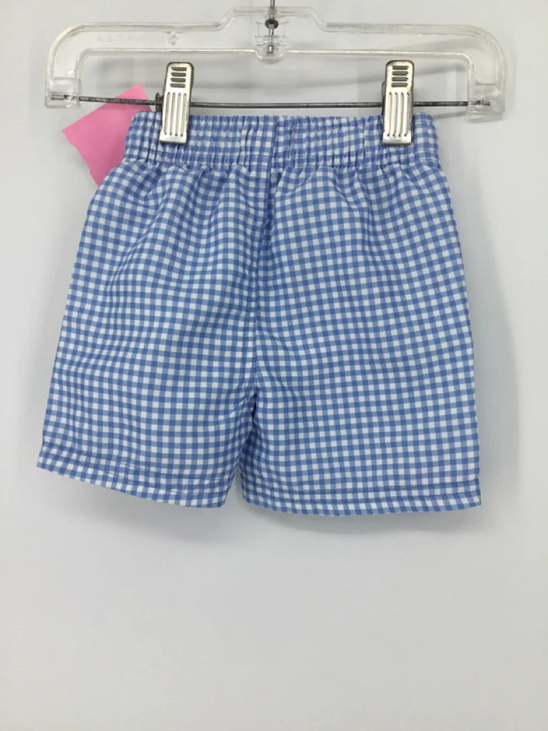 Rugged Butts Child Size 3-6 Months Blue Gingham Swimwear - boys - Image 2