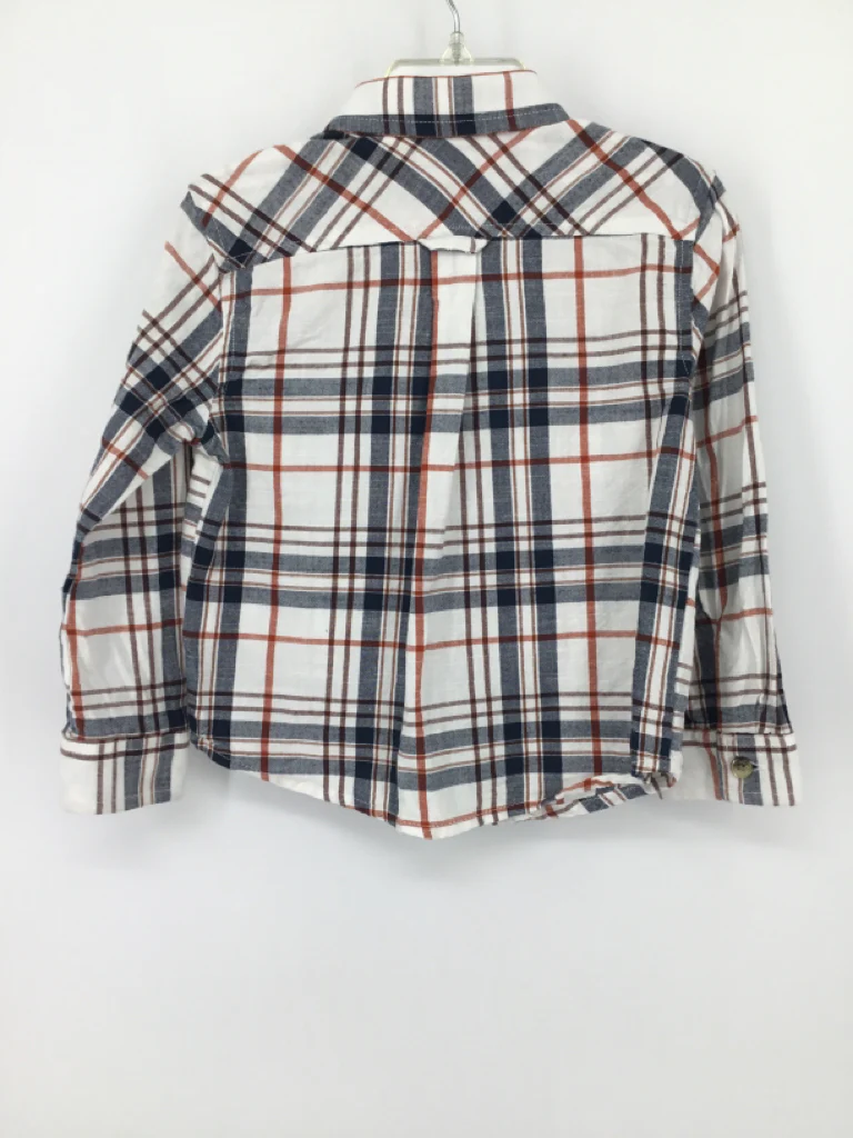 Rugged Butts Child Size 3 Blue Plaid Shirt - boys - Image 2