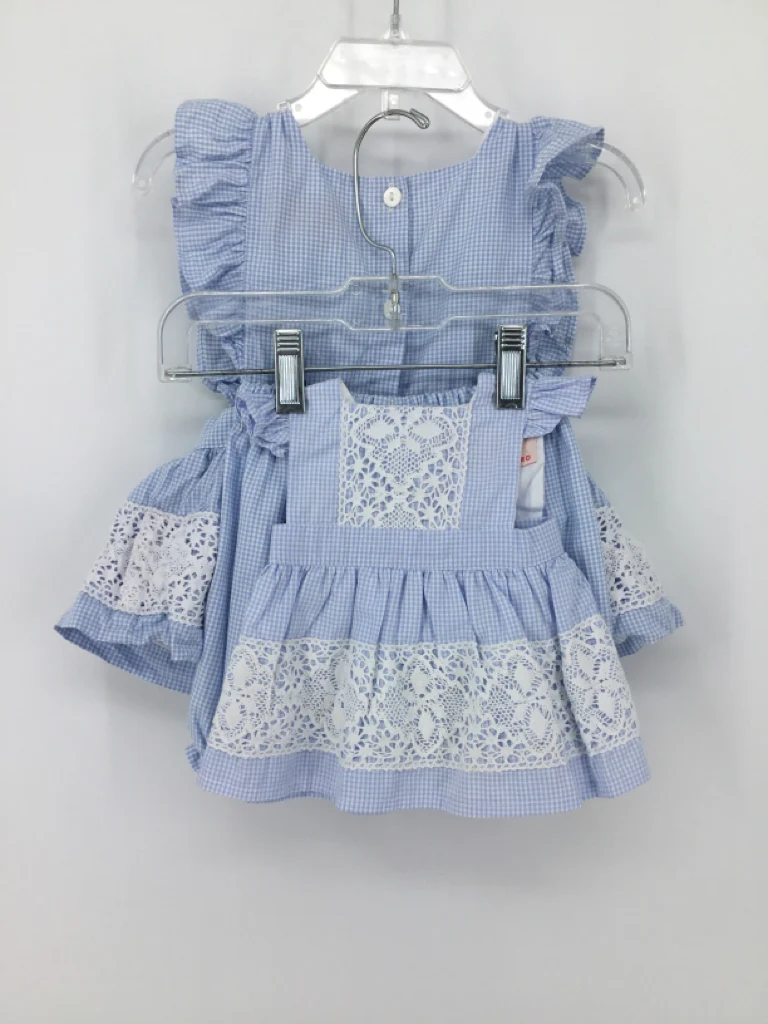 Smockingbird Child Size 18 Months Blue Outfit - girls - Image 2