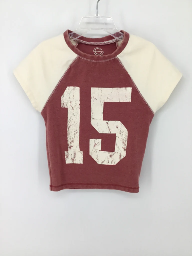 Social Culture Child Size 4 Red screen printed Shirt - boys