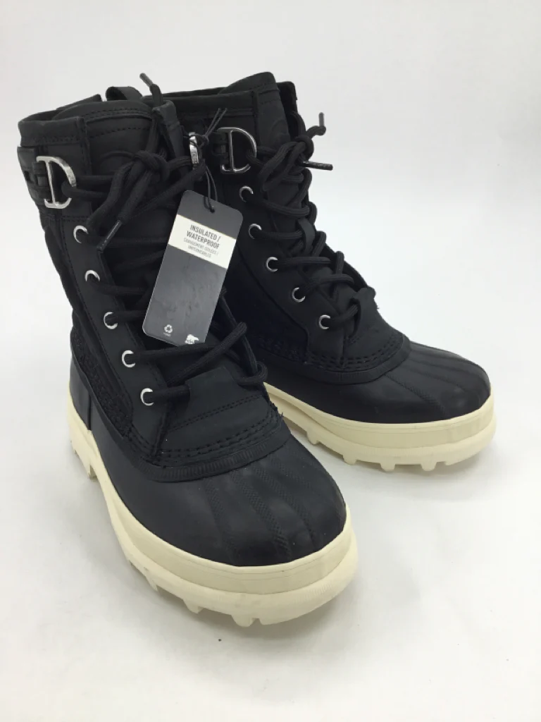 Sorel Child Size 5 Youth Black Rain/Snow Boots