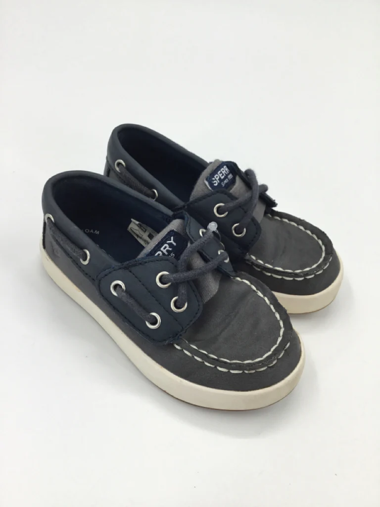 Sperry Child Size 8 Toddler Blue Dress Shoes