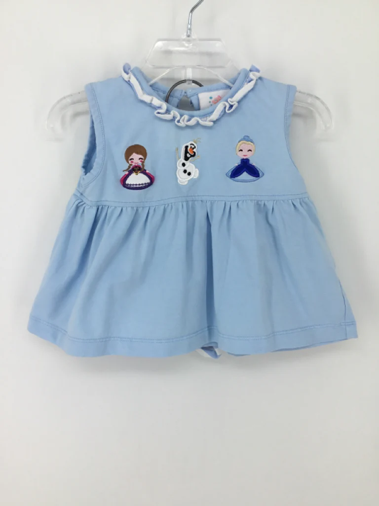 Stitchy Fish Child Size 6 Months Blue Outfit - girls