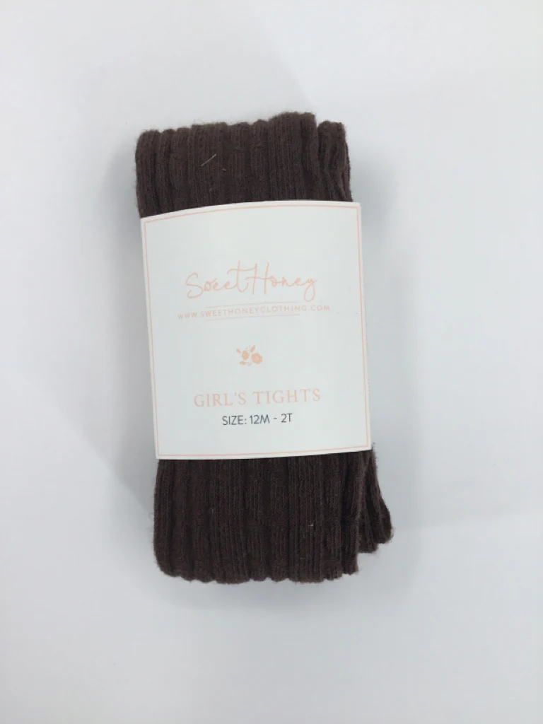 Sweet Honey Child Size 12-24 Months Brown Tights - girls
