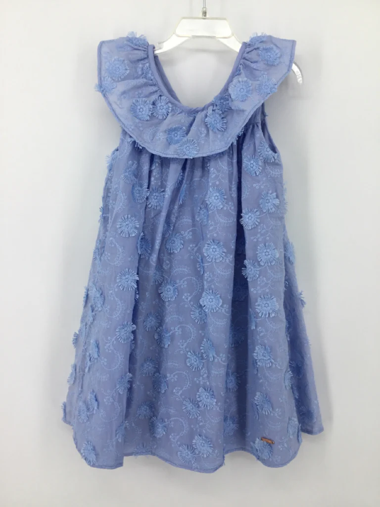 Tahari Child Size 6 Blue Dress - girls