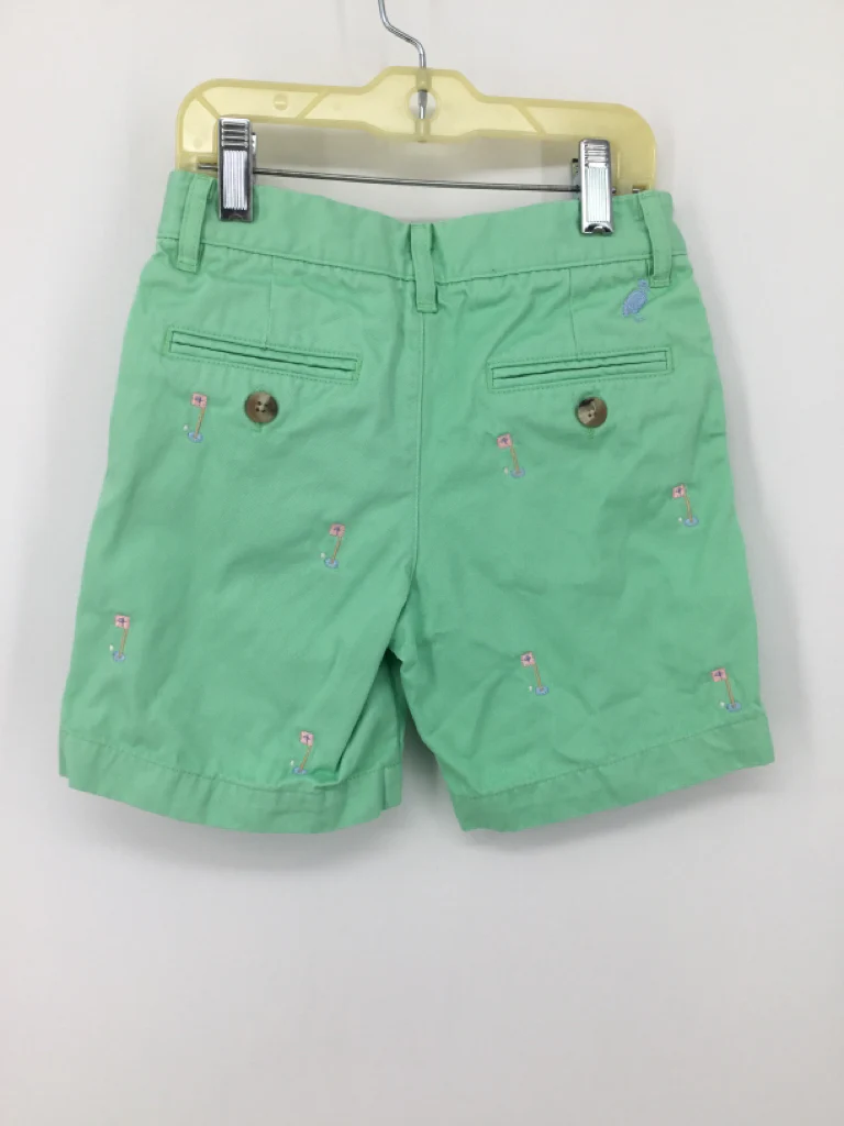 The Beaufort Bonnet Co Child Size 7 Green Embroidered Shorts - boys - Image 2