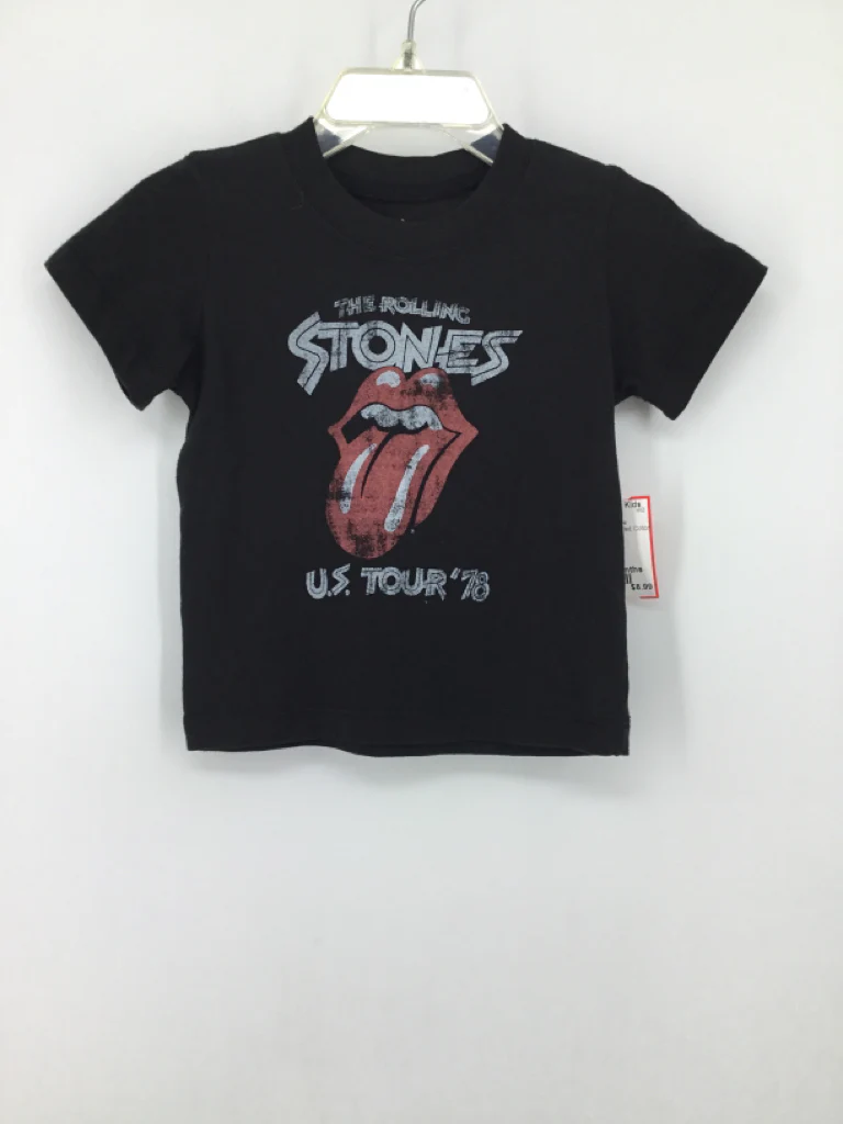 The Rolling Stones Child Size 12 Months Black T-shirt - girls