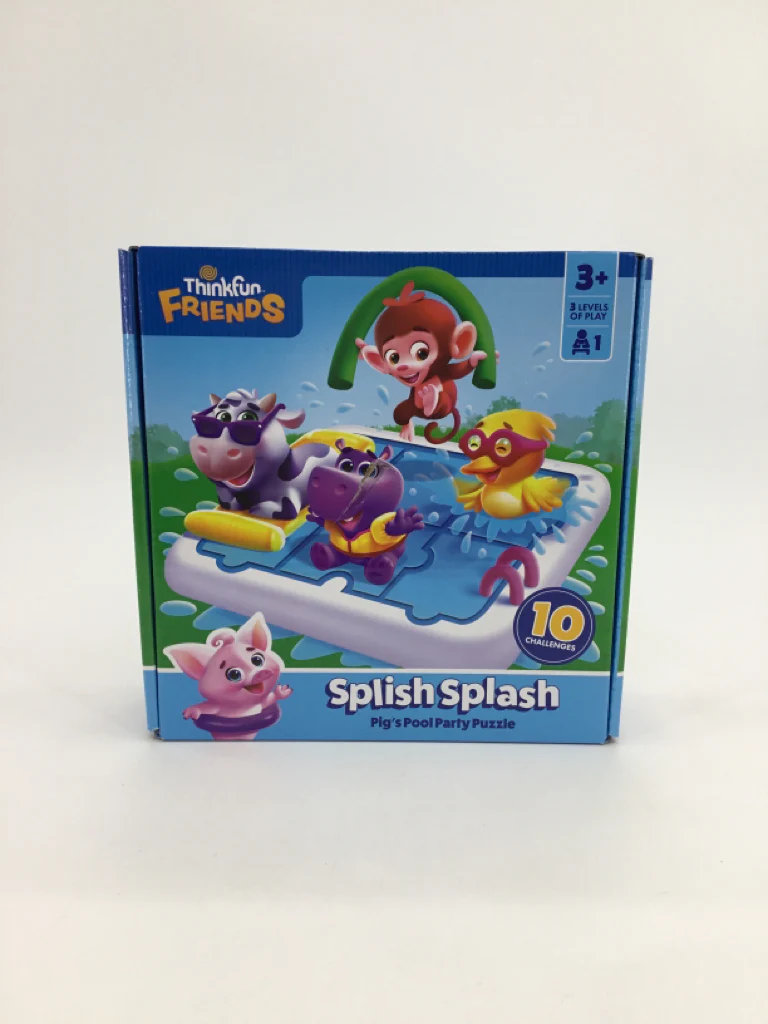 ThinkFun Friends Splish Splash Pig's Pool Party Puzzle