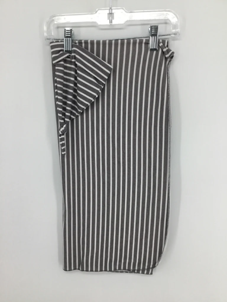 Toby Gray Stripe Blanket