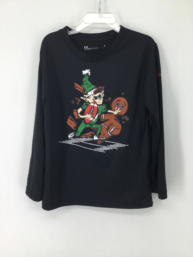 Under Armour Child Size 6 Black Christmas T-Shirt