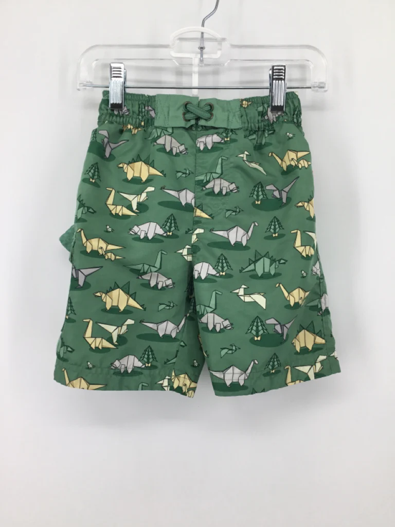 UV Skinz Child Size 4 Green Print Swimwear - boys