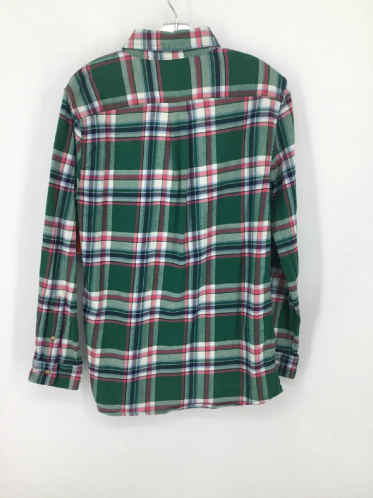 vineyard vines Child Size 10 Green Plaid Shirt - boys - Image 2