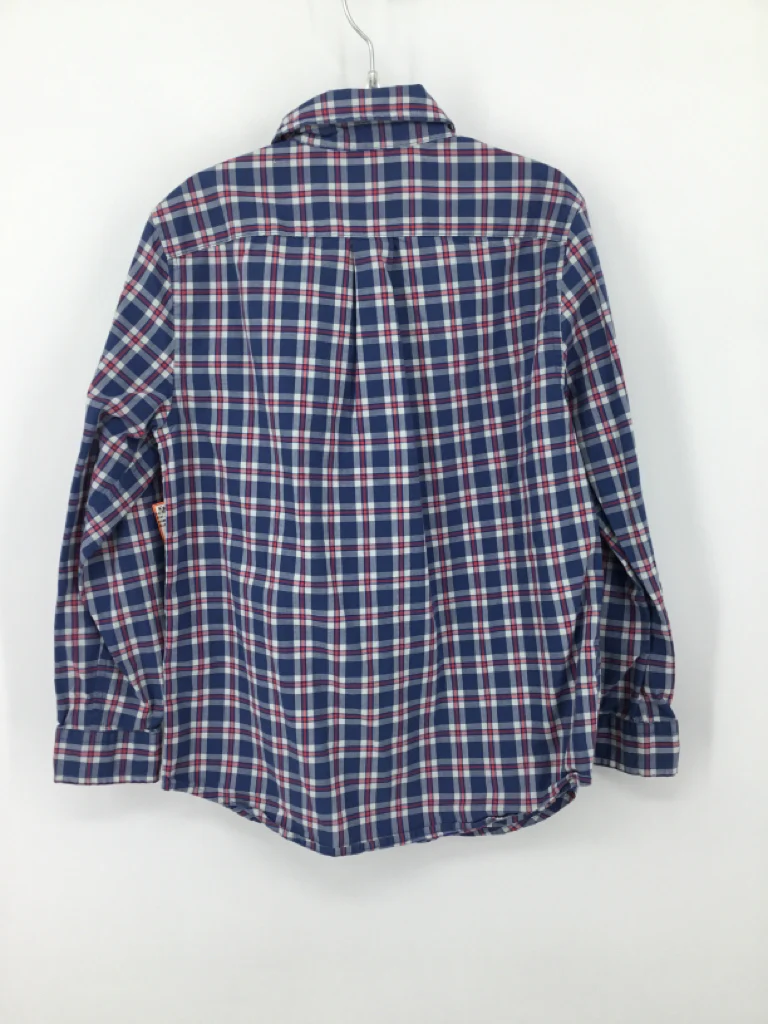 vineyard vines Child Size 7 Blue Plaid Shirt - boys - Image 2