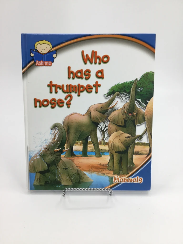 Who has a trumpet nose? Hardback Book