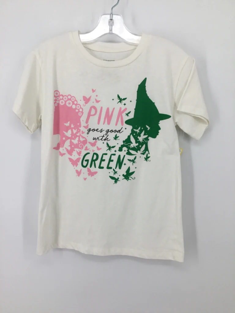 Wicked Child Size 8 White T-shirt - girls